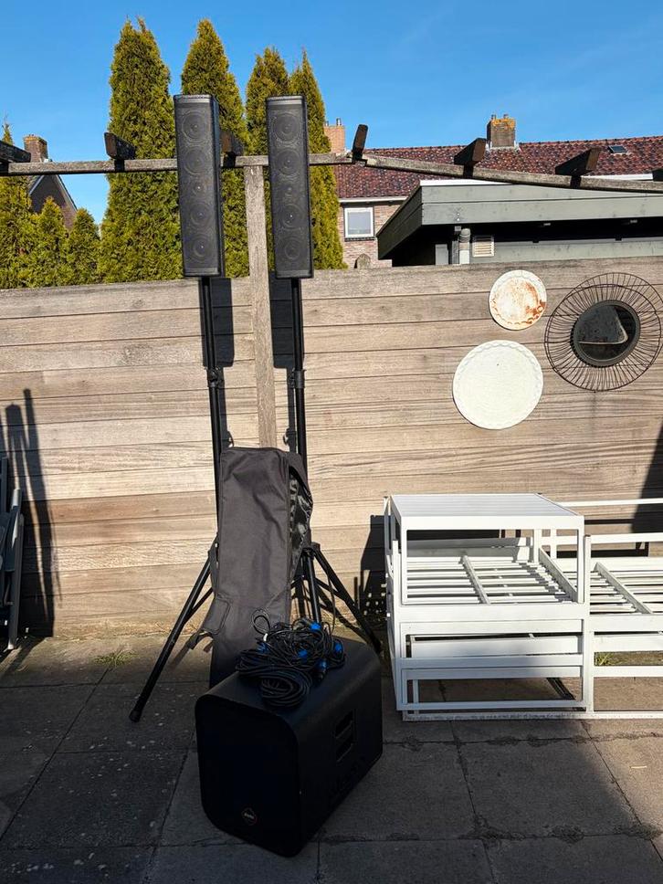 Nette actieve speakers, Audio, Tv en Foto, Luidsprekers, Gebruikt, Complete surroundset, 120 watt of meer, Overige merken, Ophalen of Verzenden