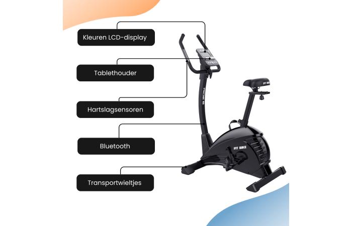 Fit bike 5 ride iplus hometrainer, Sport en Fitness, Fitnessapparatuur, Ophalen, Nieuw, Metaal, Benen