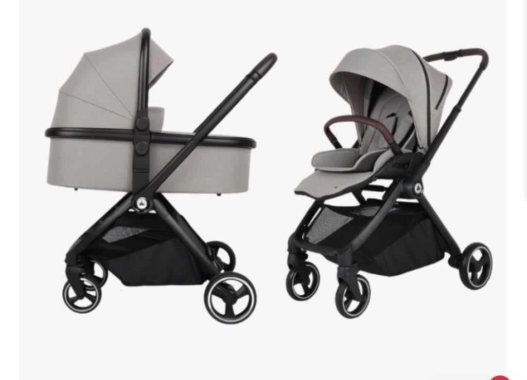 Topmark kinderwagen 2 in 1 Diaz Taupe NIEUW, Ophalen, Nieuw, Combiwagen, Overige merken