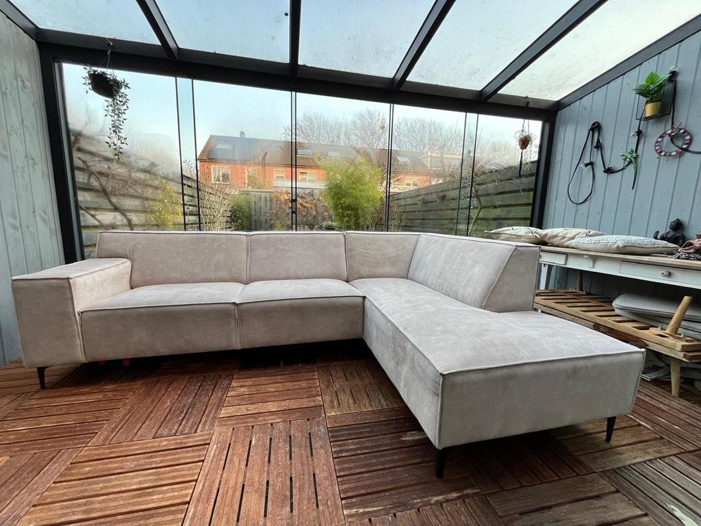 Mooie Haco Puck Japandi Hoekbank - Zo goed als nieuw!, Ophalen, 250 tot 300 cm, 125 tot 150 cm, Hoekbank