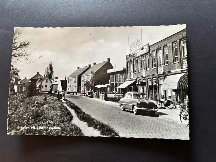 Schellingwoude Amsterdam Noord 1962 Schellingwouderdijk, Verzamelen, Ansichtkaarten | Nederland, Gelopen, Noord-Holland, 1960 tot 1980