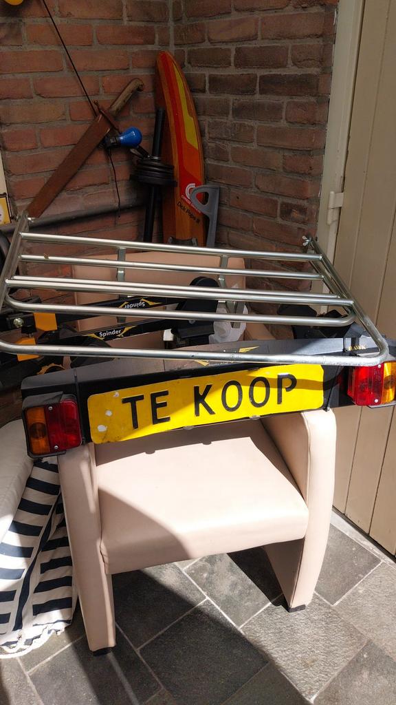 Fietsenrek voor op de trekhaak., Auto diversen, Fietsendragers, Ophalen, 2 fietsen, Gebruikt, Trekhaakdrager