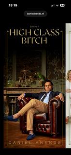 2 kaarten Daniel Arends 75 euro 1 juni 19.00 meervaart, Tickets en Kaartjes, Theater | Cabaret en Komedie, Twee personen, Juni