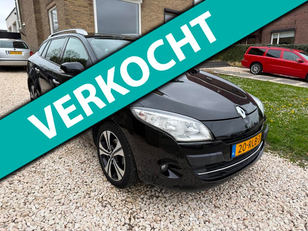 Renault Mégane Estate 1.4 TCe Bose Panorama/PDC/Nwe APK., Voorwielaandrijving, Euro 5, Gebruikt, Zwart