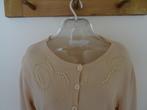 ZOI beige vest met parels mt S, Verzenden, Beige, Zo goed als nieuw, Zoi