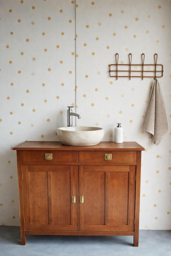 Vintage badkamermeubel /eikenhout /antiek /bezorgen mogelijk, Huis en Inrichting, Badkamer | Badkamermeubels, Ophalen of Verzenden