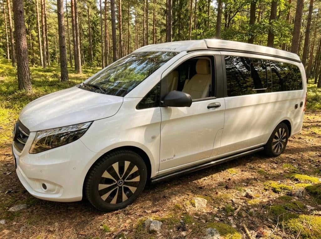 Westfalia Jules Verne 2022 automaat nieuw, Caravans en Kamperen, Campers, Automaat, Buscamper of Camperbus, Winterisolatie, Bedrijf