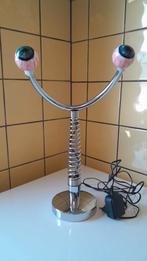 Chromen veer lamp met 2 ogen, creatief, kunst, hotrod, Ophalen of Verzenden, Minder dan 50 cm
