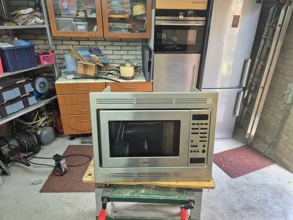 ATAG Inbouw Combimagnetron - RVS, Ophalen, Combimagnetron, Gebruikt, Inbouw