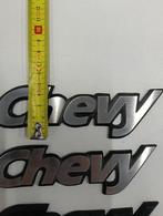 Chevy Embleem Chevrolet geadoniseerd aluminium, Ophalen of Verzenden