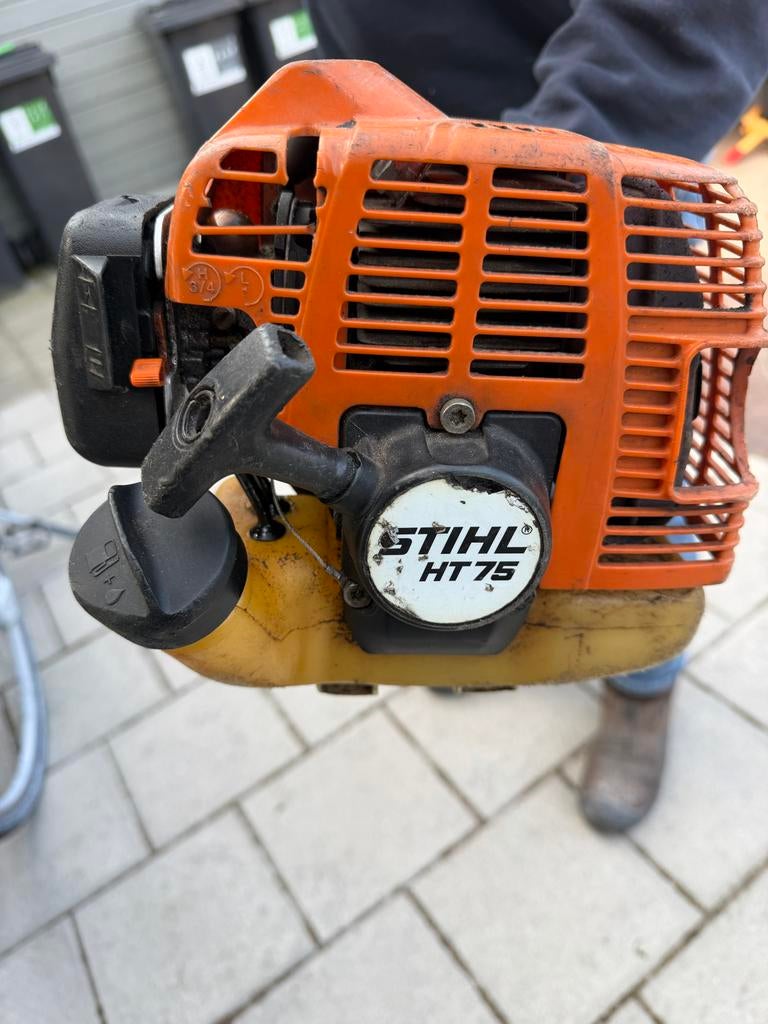 Stihl HT 75 Heggenschaar op steel - Benzine, Ophalen of Verzenden, Gebruikt, Benzine
