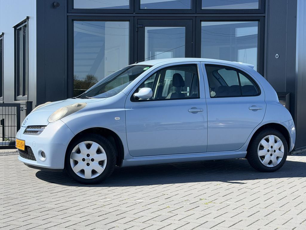 Nissan Micra 1.2 Tekna Clima | Radio CD | Trekhaak | Nwe APK, Voorwielaandrijving, Zwart, 4 cilinders, Origineel Nederlands