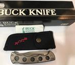 1990 BUCK 560 Titanium Folding Hunting Knife w Sheath, NIB, Vintageknives.nl, Ophalen of Verzenden, Zo goed als nieuw, Maarten@Vintageknives.nl