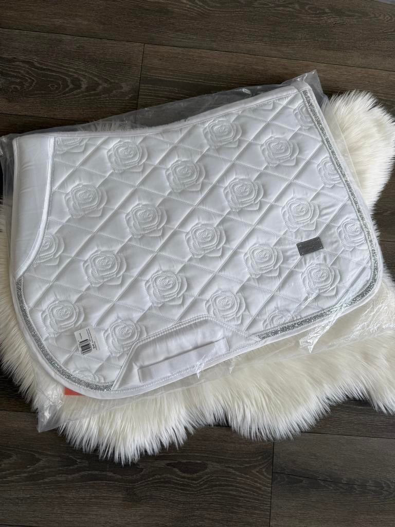 HorseGloss wit jumping zadel dek nieuw (ps of sweden anky), Dieren en Toebehoren, Ophalen of Verzenden, Zo goed als nieuw