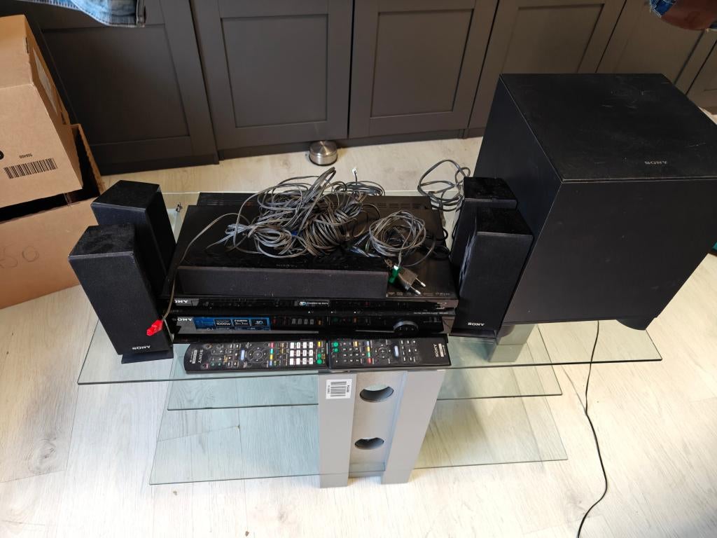 Sony STR-KS370 + BDP-S470 Home Theater System 5.1, Audio, Tv en Foto, Home Cinema-sets, Ophalen, 70 watt of meer, Zo goed als nieuw