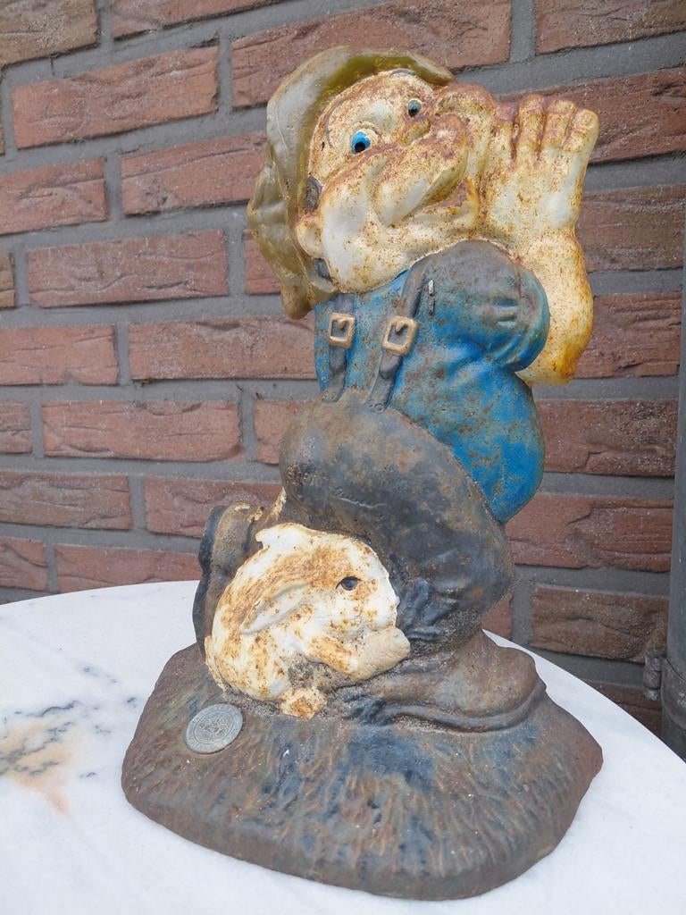 Te koop efteling gietijzeren laaf (deurstopper), Ophalen, Gebruikt, Beeldje of Poppetje