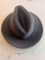 Grijze wollen hoed, Ophalen of Verzenden, Gedragen, 56 of 57 cm (M, 7 of 7⅛ inch), Hoed