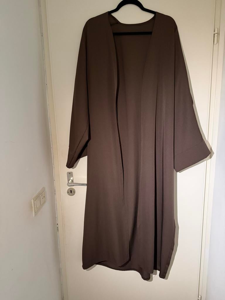 Bruine abaya one size, Kleding | Dames, Bruin, Maat 42/44 (L), Ophalen of Verzenden, Gedragen
