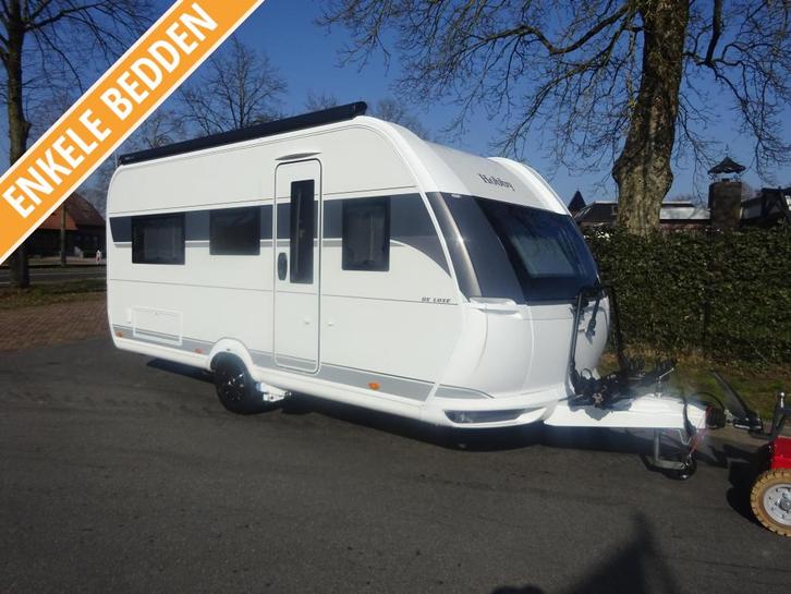 Hobby 460 LU BomVol Opties #NIEUW#, Caravans en Kamperen, Caravans, Bedrijf, tot en met 4, 1000 - 1250 kg, Rondzit, Hobby, 2 aparte bedden