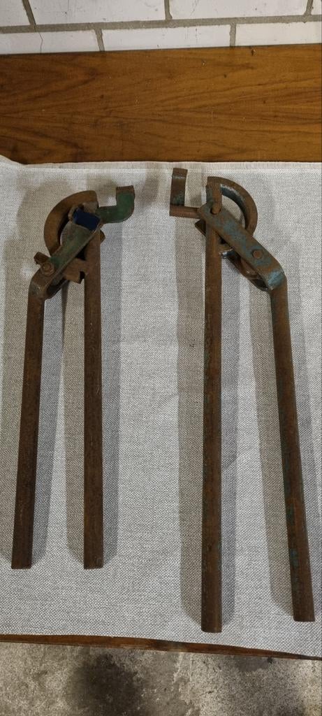 Buigijzers, Ophalen, Gebruikt