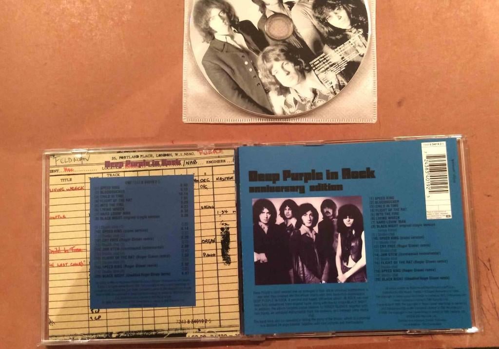 Deep Purple CD 's + Gillan Dio Blackmore Bolin + DVD 's, Ophalen of Verzenden, Zo goed als nieuw, Poprock