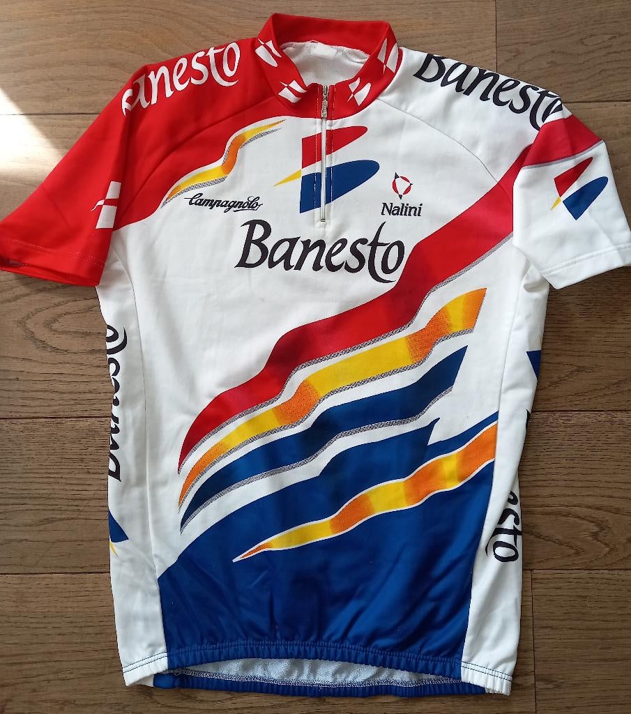 wielertrui Banesto 1996 maat 7 XL, Fietsen en Brommers, Fietsaccessoires | Fietskleding, Ophalen of Verzenden, Nieuw, XL, Bovenkleding
