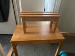 Kinder bankje en tafel - Licht blanke kleur, Kinderen en Baby's, Kinderkamer | Tafels en Stoelen, Ophalen, Gebruikt, Tafel(s) en Stoel(en)