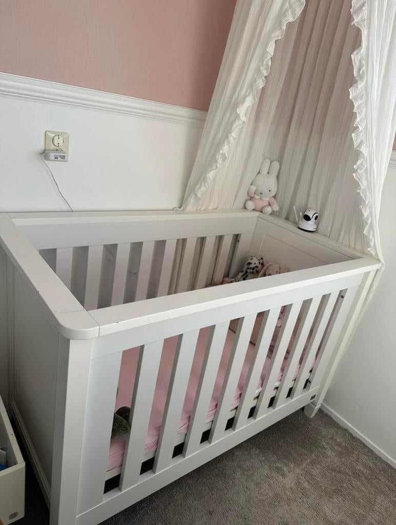 Wit ledikant TWF voor baby of peuter, Ophalen, Gebruikt, Ledikant