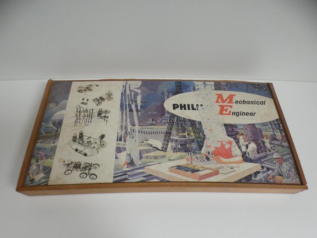 Te koop antieke Philips Mechanical Engineer doos, Ophalen of Verzenden