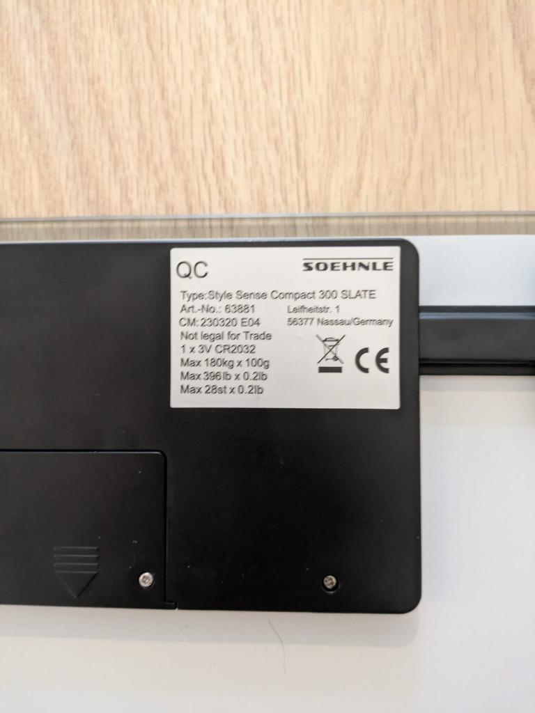 Soehnle Personenweegschaal, Ophalen, 1 tot 500 gram, 100 kg of meer, Personenweegschaal