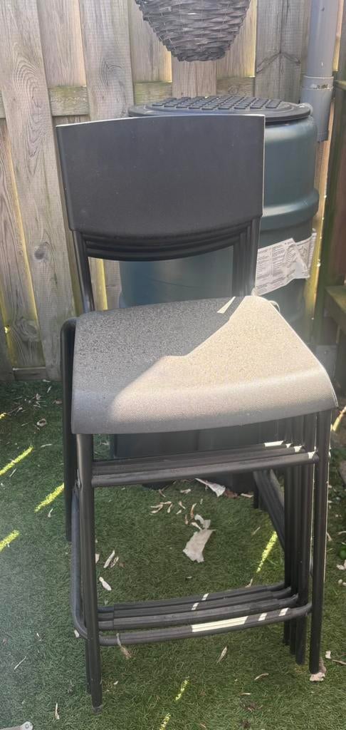 4 barkrukken., Huis en Inrichting, Barkrukken, 2 krukken, Ophalen, Zo goed als nieuw, 60 tot 90 cm