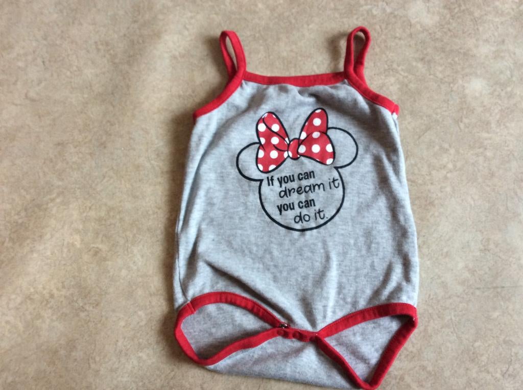 Disney Baby. rompertje maat 98/104 Minnie Mouse. Strik, Kinderen en Baby's, Kinderkleding | Maat 98, Nacht- of Onderkleding, Gebruikt