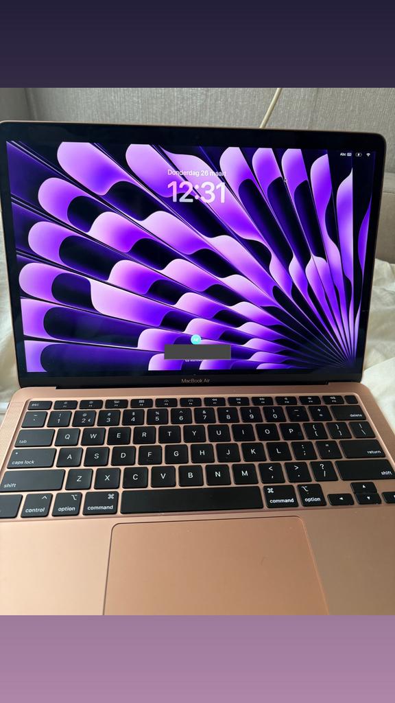 MacBook Air - Rose Gold - Zo goed als nieuw, Computers en Software, Apple Macbooks, Qwerty, 13 inch, Ophalen of Verzenden, Zo goed als nieuw