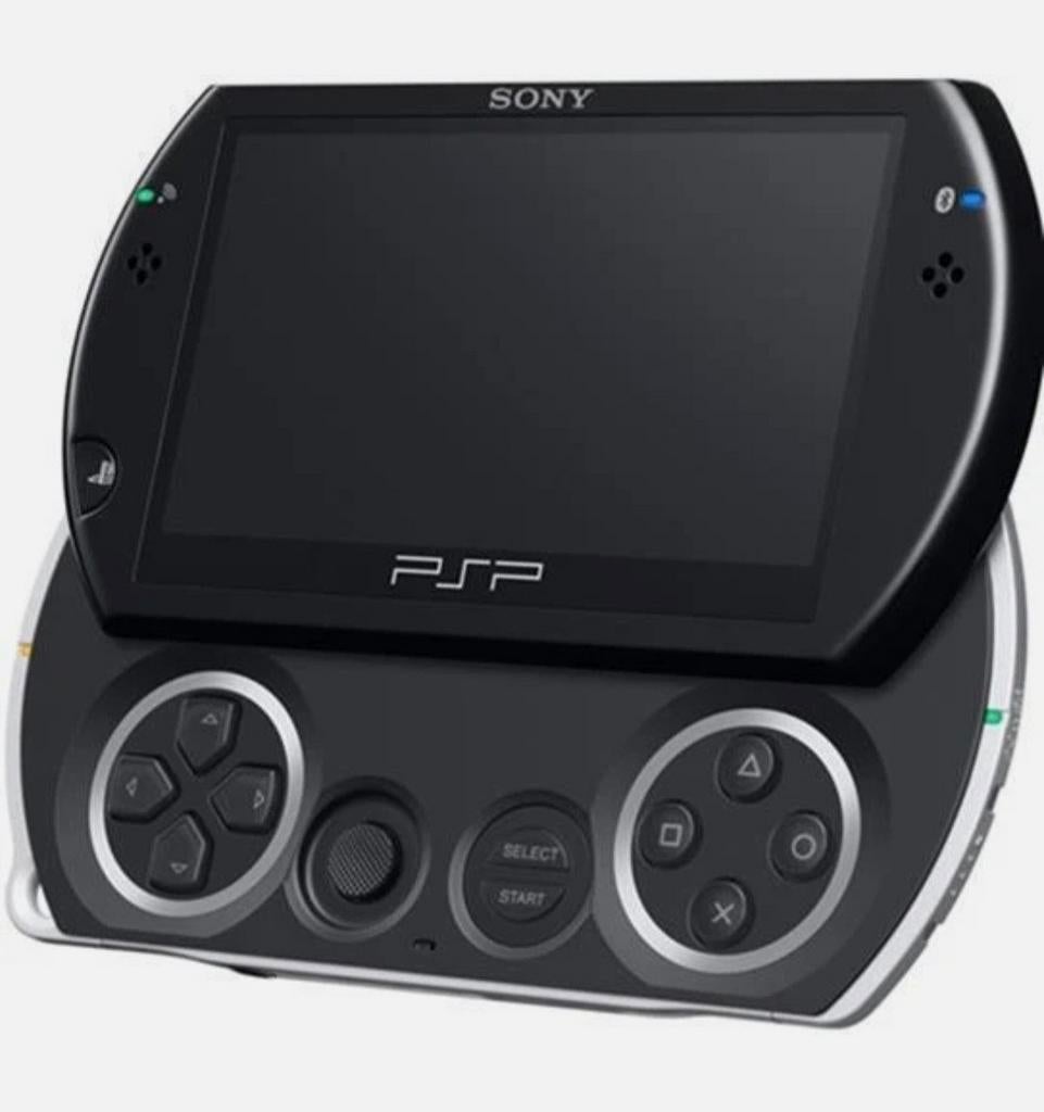 PSP Go van PlayStation - Inclusief case en oplader, Spelcomputers en Games, Ophalen of Verzenden, Gebruikt, Zwart, PSP Go