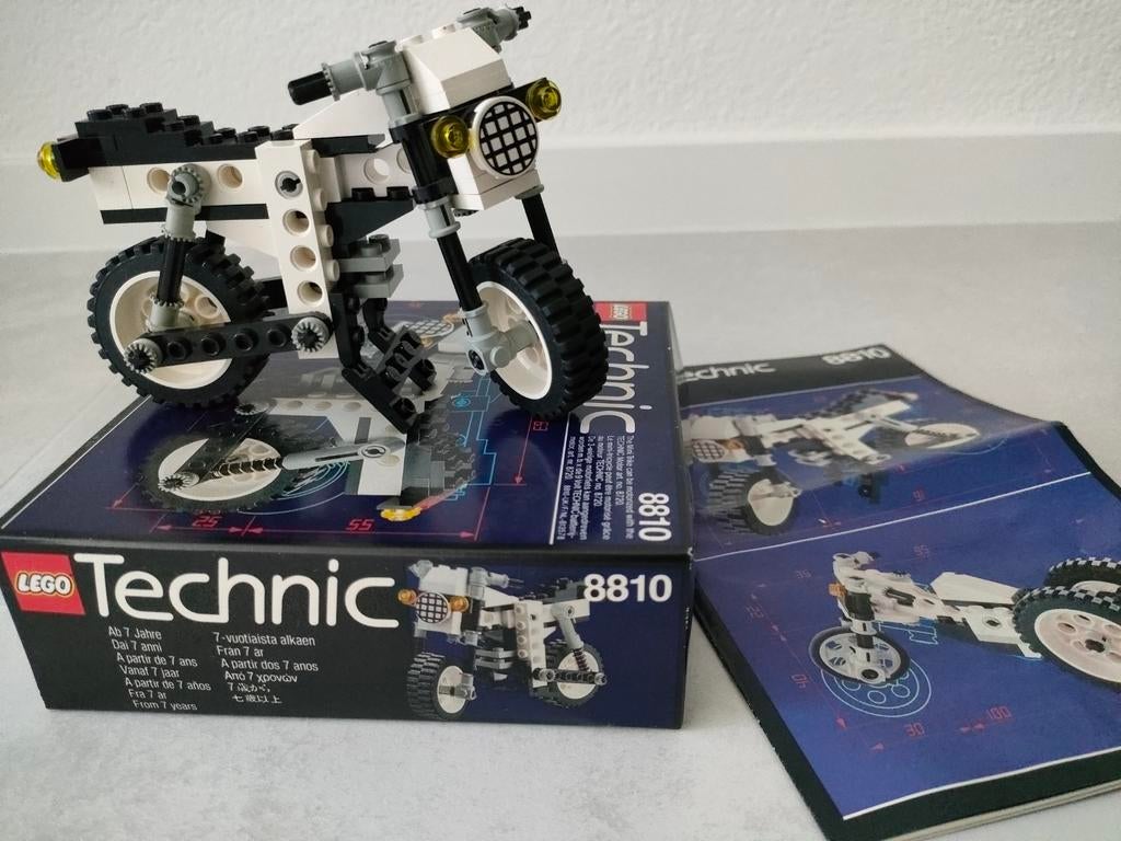 Lego 8810: Technic motor, vintage model (Cafe Racer), Ophalen, Zo goed als nieuw