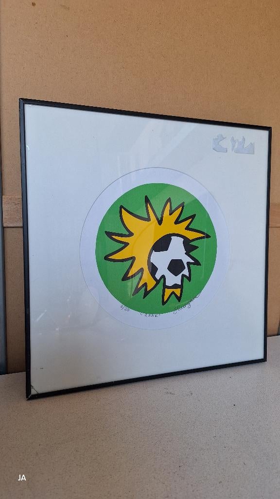 litho "raak"door Shunyam  nr 2/20    voetbal, Ophalen of Verzenden