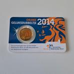 Oranje Geluksdubbeltje 2014 Coincard KNM, Postzegels en Munten, Munten | Nederland, Ophalen of Verzenden, Koningin Beatrix, Euro's