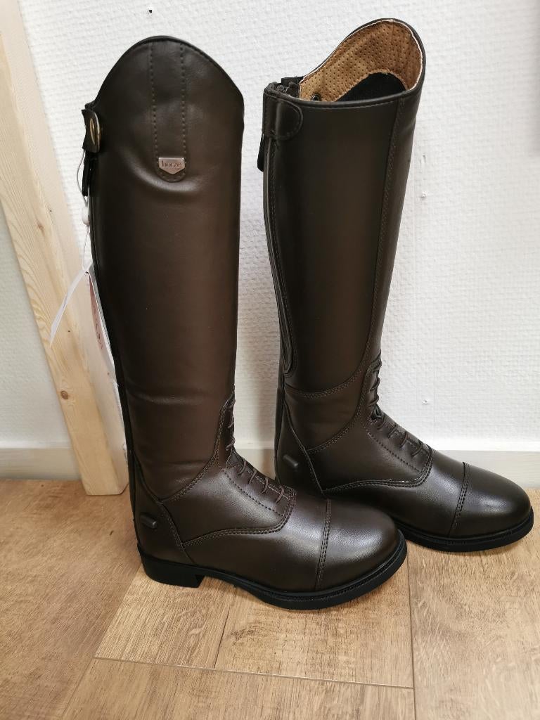 Horze paardrijlaarzen bruin kind maten 32,33, 34,35,37, Dieren en Toebehoren, Paardrijkleding, Kinderen, Eu, Ophalen of Verzenden