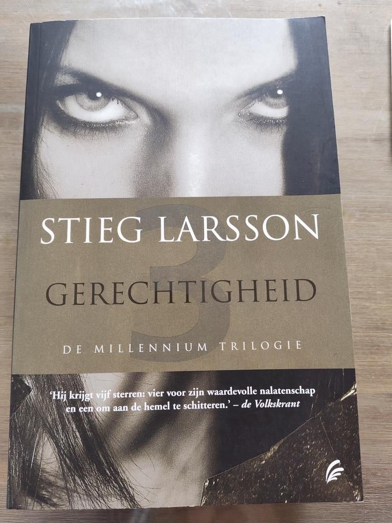 Stieg Larsson - Gerechtigheid, Scandinavië, Ophalen of Verzenden, Zo goed als nieuw, Stieg Larsson