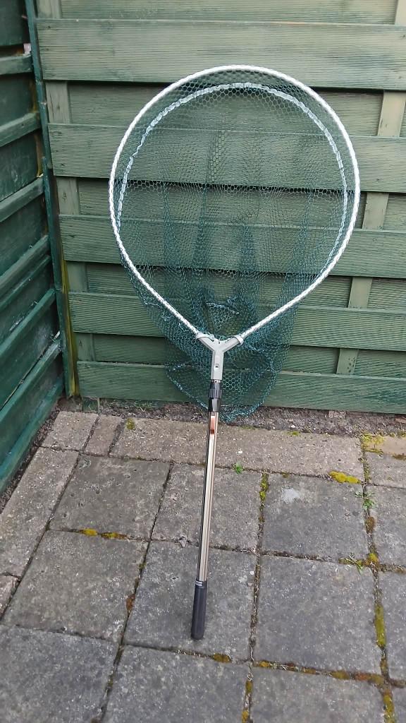 SHAKESPEARE ROOFVIS NET MET TELESCOOP STEEL, Ophalen of Verzenden, Gebruikt, Net of Fuik