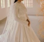 Handmade design bruidsjurk gelinlik trouwjurk, Ophalen of Verzenden, Zo goed als nieuw, Wit, Trouwjurk