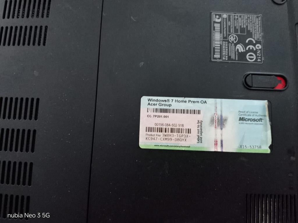 Packard Bell Laptop, Computers en Software, Windows Laptops, Packard Bell, 2 tot 3 Ghz, 15 inch, Ophalen of Verzenden