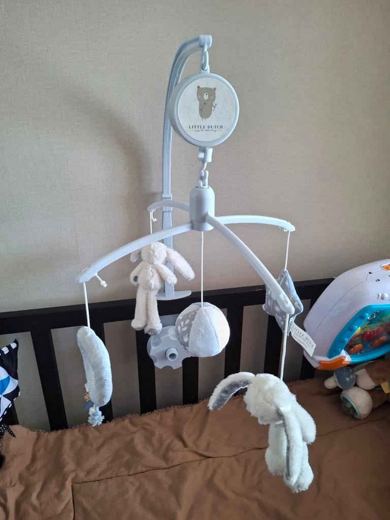 Little Dutch Boxmobiel met muziek en knuffels, Ophalen of Verzenden, Gebruikt, Mobiel, Met geluid