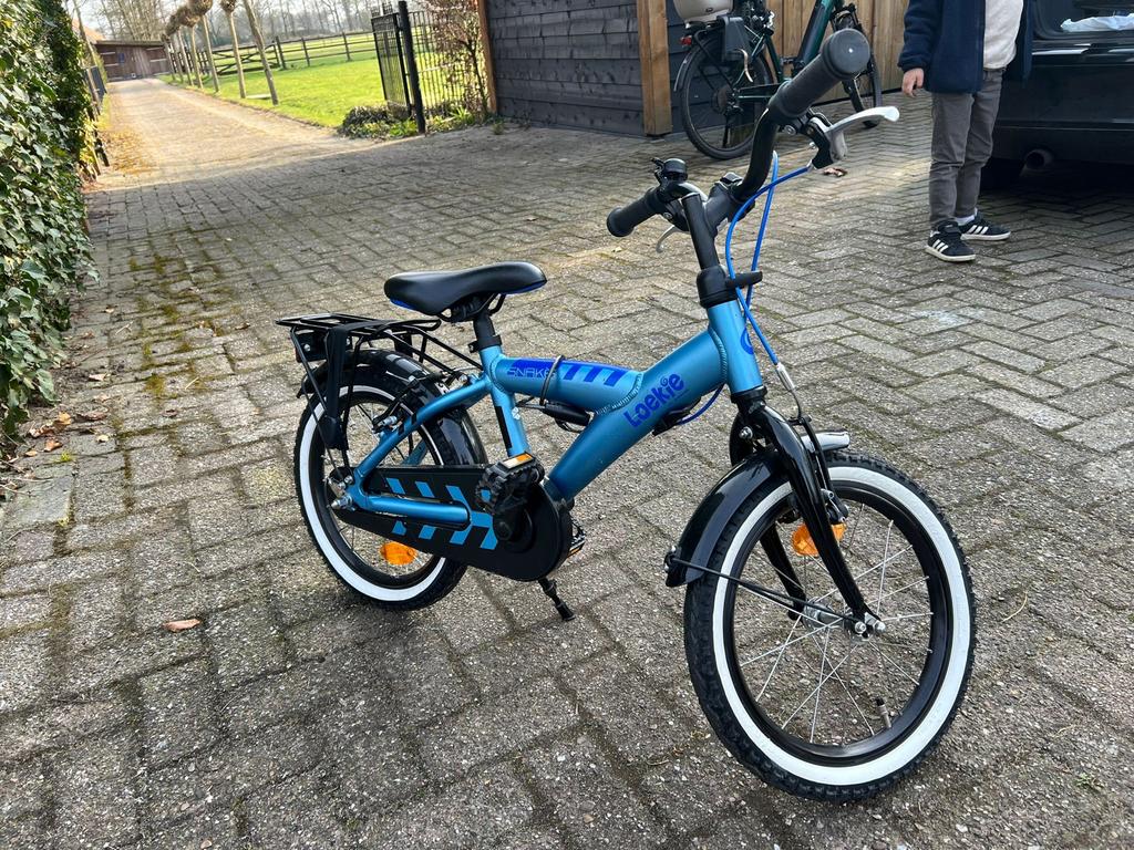 Loekie Snake Kinderfiets 16 inch - Zo goed als nieuw, Ophalen, Zo goed als nieuw, 16 tot 20 inch