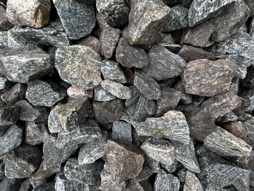 Grijze grind, Tuin en Terras, Grind, Keien en Split, Ophalen, Zo goed als nieuw