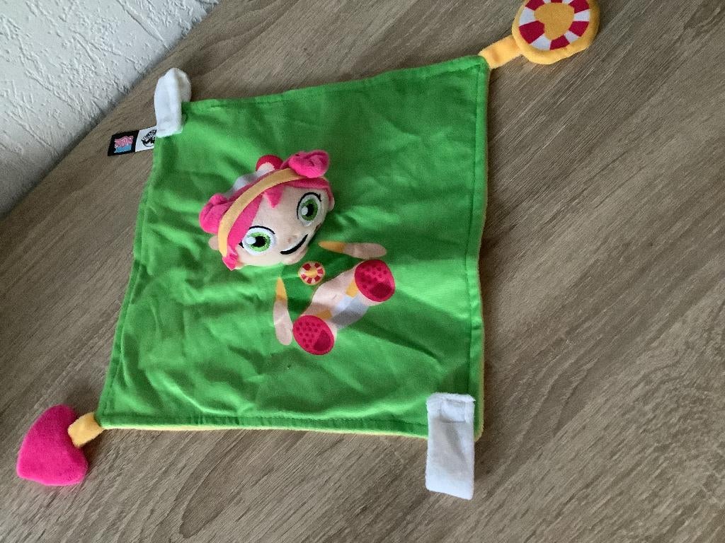 Bink en Bibi knuffeldoekje lapje groen roze geel 4 euro, Kinderen en Baby's, Speelgoed | Knuffels en Pluche, Ophalen of Verzenden