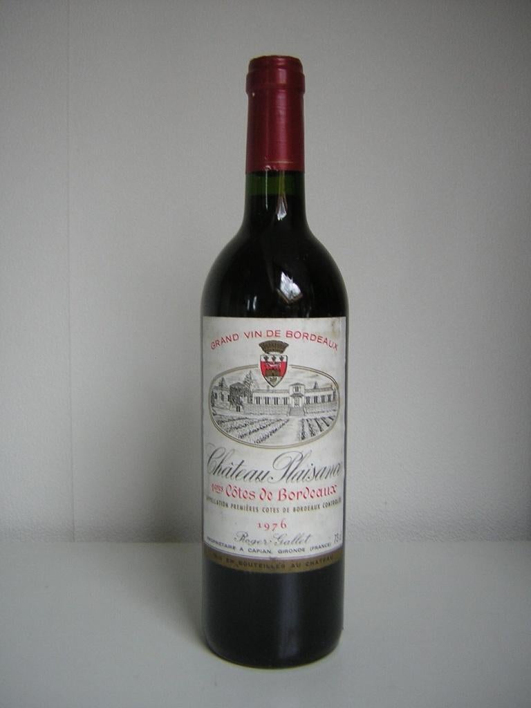 1976 Chateau Plaisance - Wijn voor 50 ste Verjaardag !!, Frankrijk, Nieuw, Ophalen of Verzenden, Rode wijn