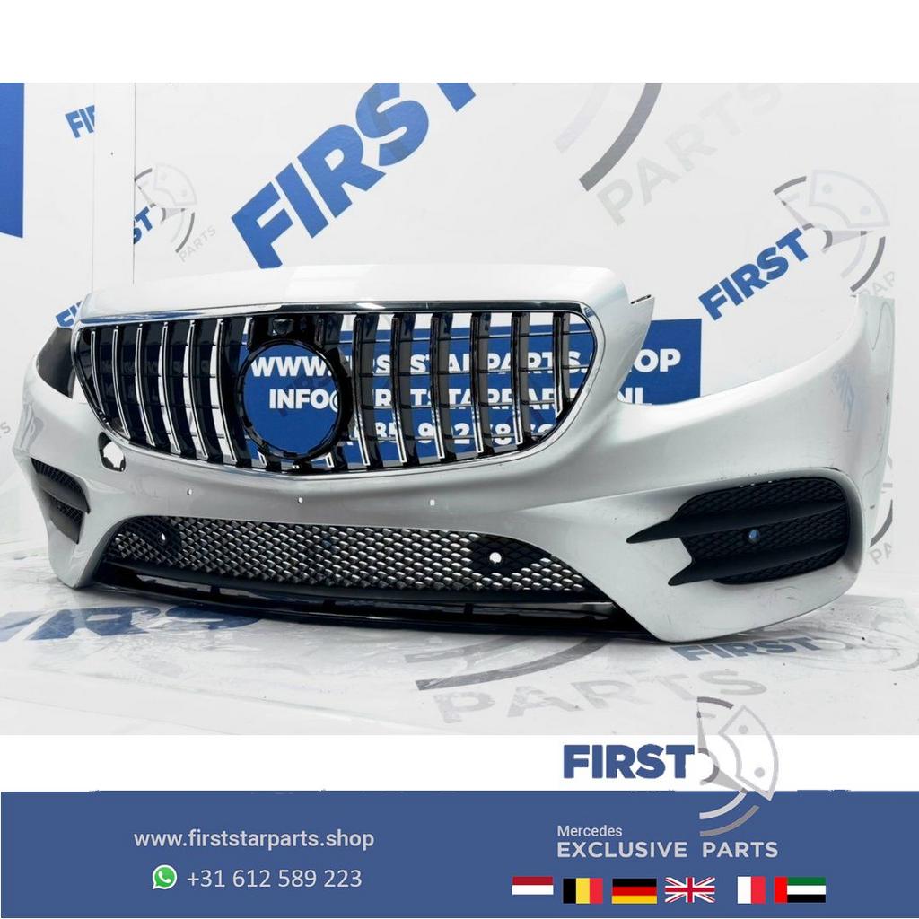 W213 BUMPER AMG LINE VOORBUMPER COMPLEET + GT GRIL Mercedes, Gebruikt, -, Voor, Ophalen of Verzenden
