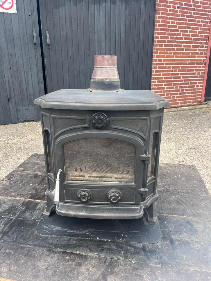 Houtkachel, gietijzer, BESTFIRES, gesloten, nette staat!, Huis en Inrichting, Kachels, Gebruikt, Vrijstaand, Houtkachel, Hout