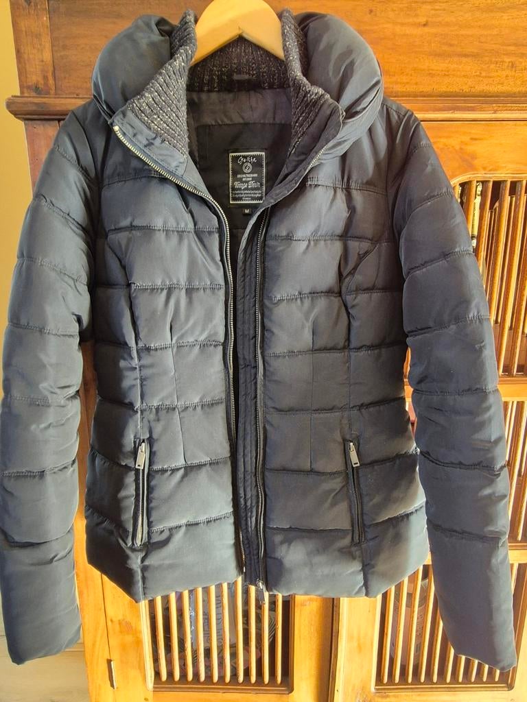 Getailleerde Winterjas Dames - Maat S/M, Kleding | Dames, Jassen | Winter, Maat 38/40 (M), Geisha, Blauw, Ophalen of Verzenden
